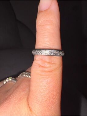 Stainless Steel Celtic Knot Pattern Band Ring